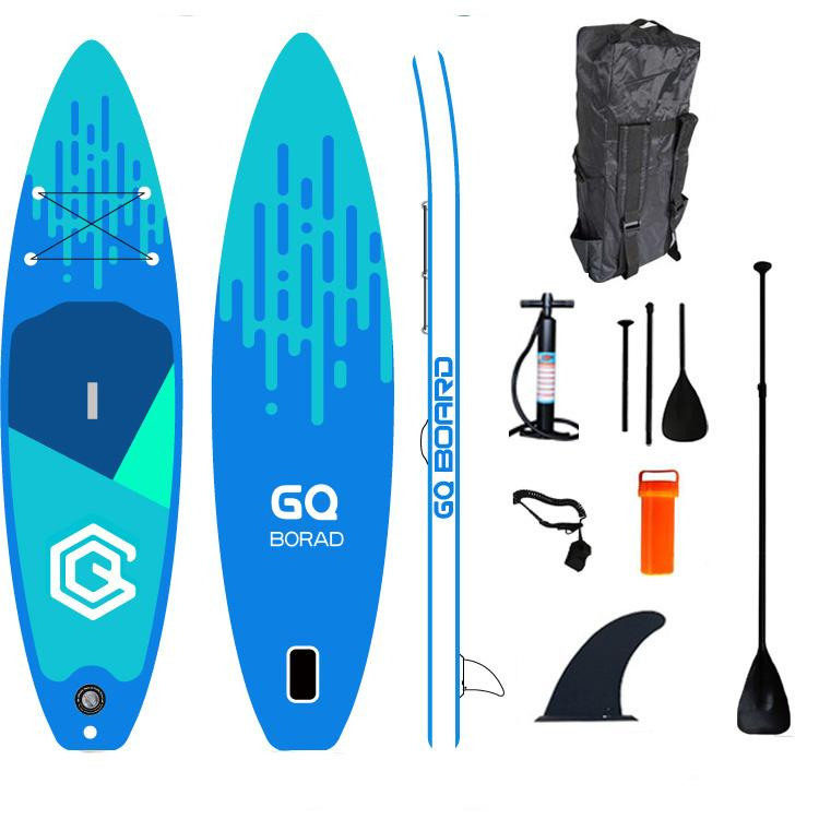 Сапборд GQ RD (335*81*15) синий, код 78928