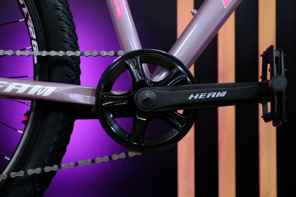 Heam FOX 26 Girl Серый/Розовый рама 17 (на рост 155-173)